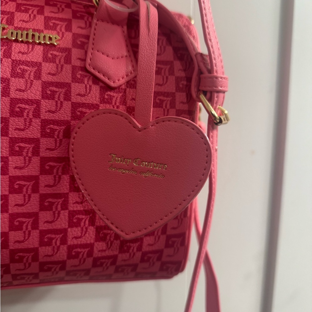 Juicy Couture pink PINK LEMONADE FAME SATCHEL and matching wallet Set - Picture 2 of 7